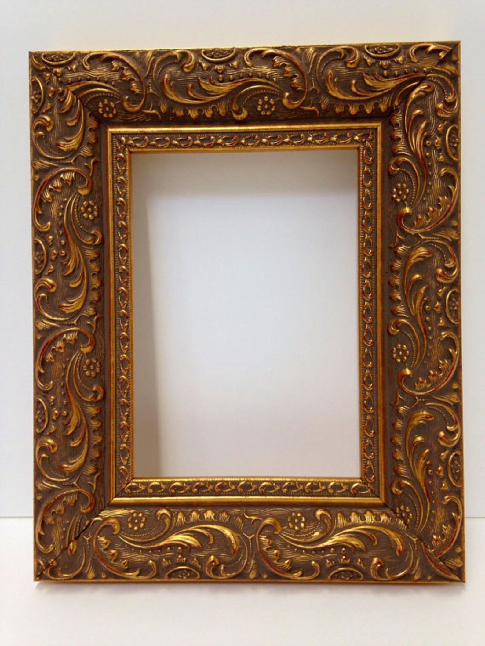 Gold Ornate Paisley Picture Frame 3x5 4x6 5x7 8x10 11x14 Etsy
