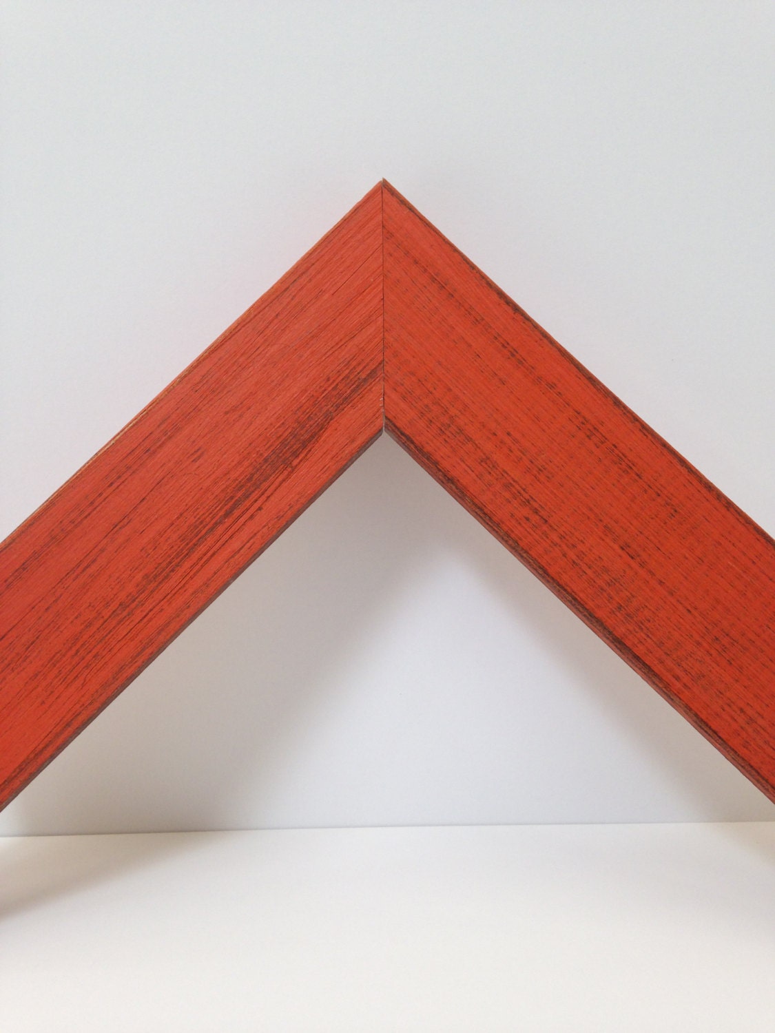 BURNT ORANGE Rustic Wood Picture Frame Reclaimed Distressed - Etsy