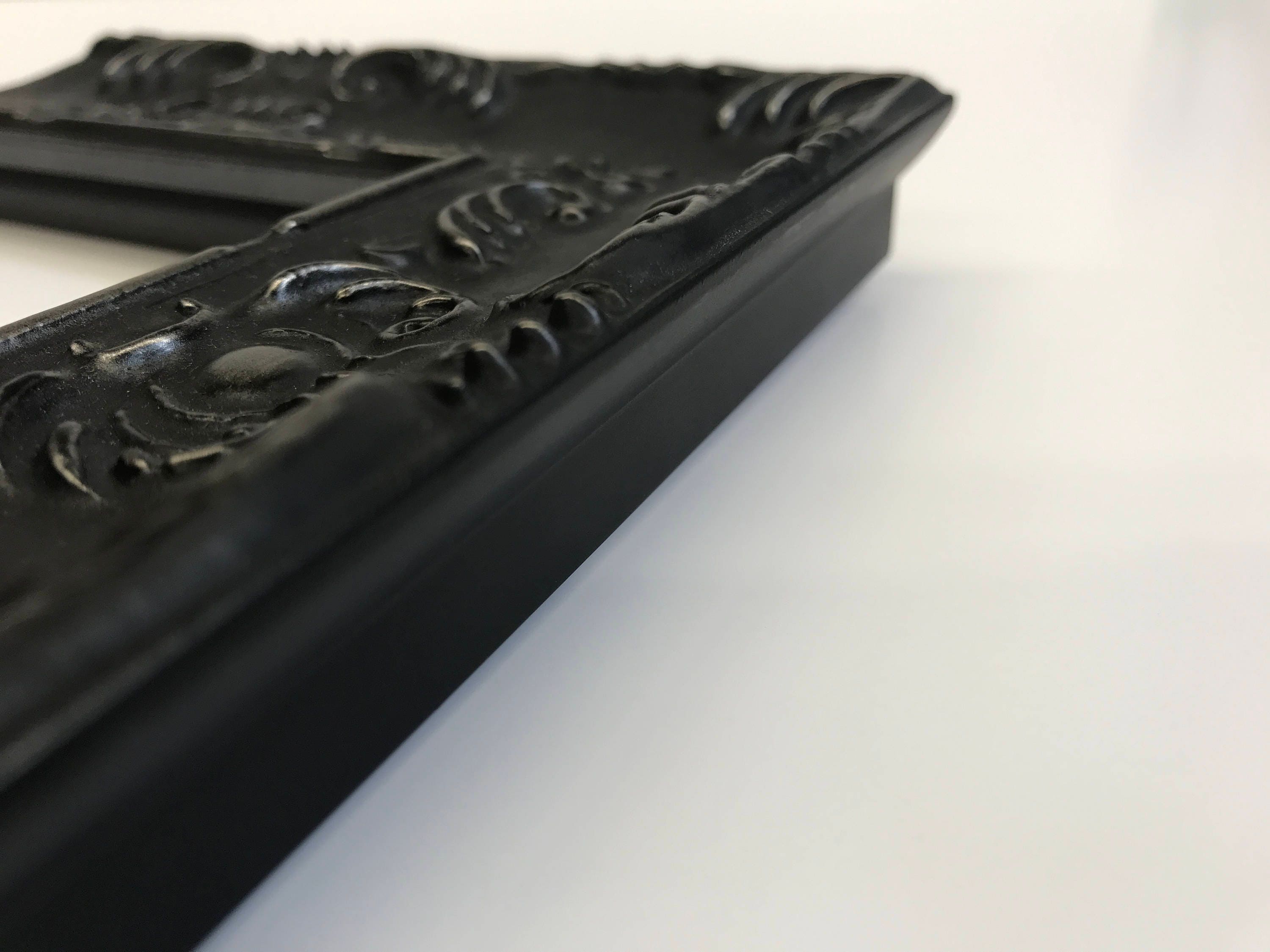 Black Ornate Picture Frame 3x5 4x6 5x7 8x10 11x14 16x20 Etsy