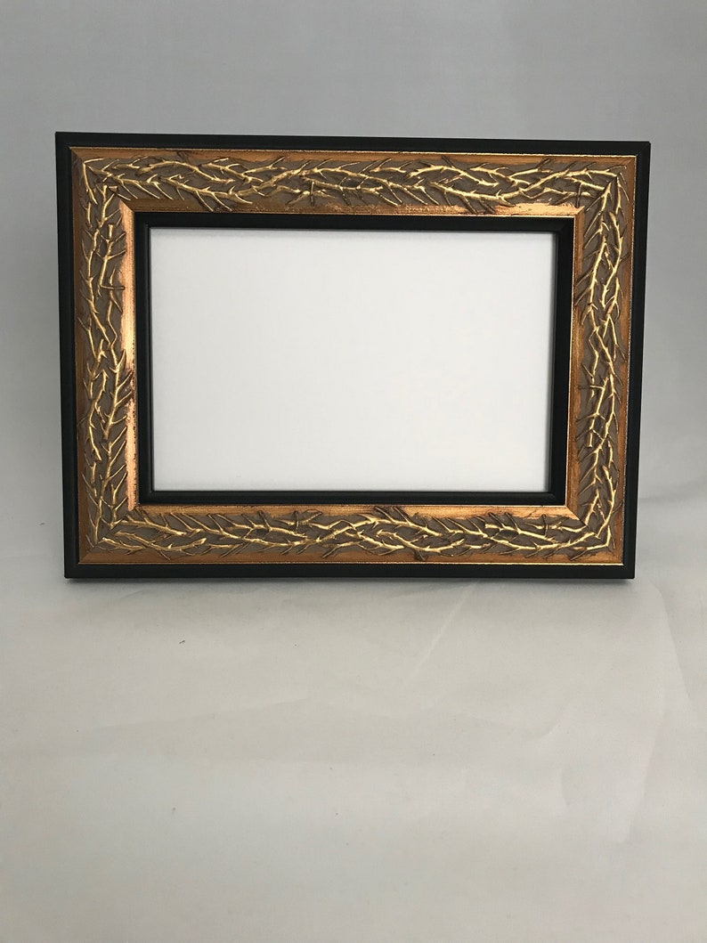 Gold Thorn Picture Frame With Velvet Easel Backing 4x6 5x7 Etsy