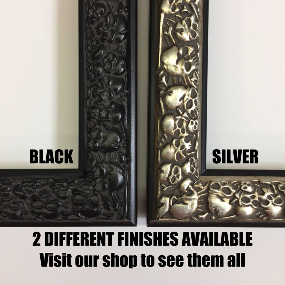 SKULL Picture Frame Silver Picture Frame 3x5 4x6 5x7 Etsy UK