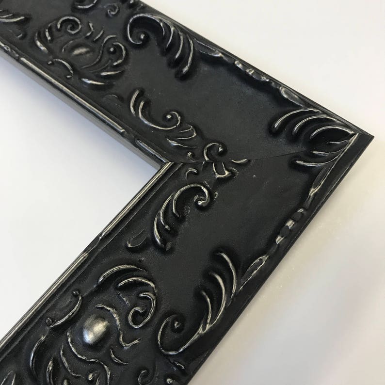Black Ornate Picture Frame 3x5 4x6 5x7 8x10 11x14 16x20 Image 0