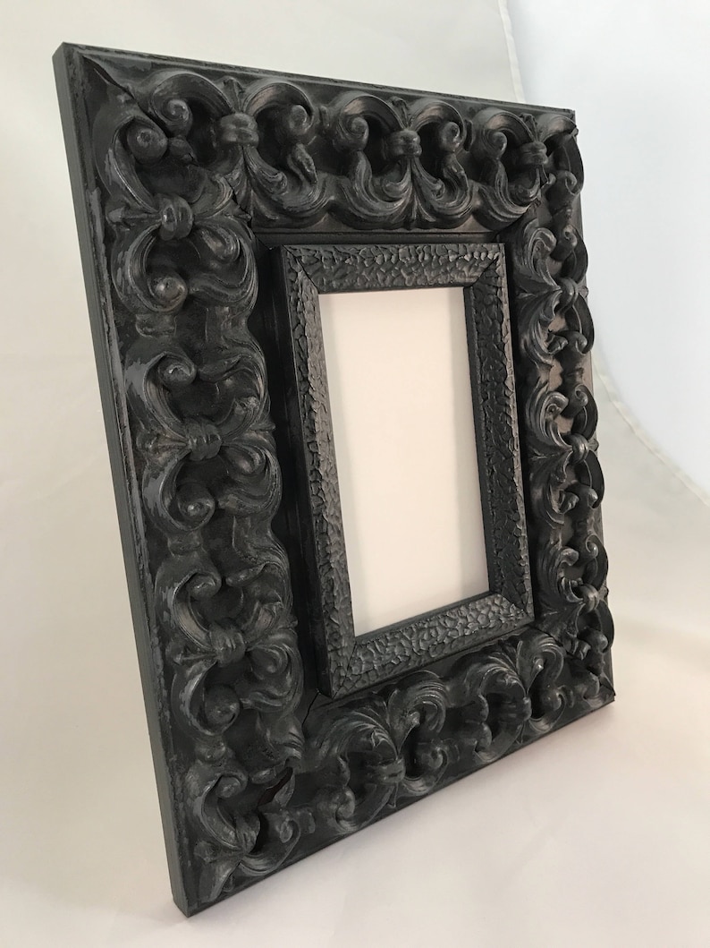 Black Ornate Picture Frame 3x5 4x6 5x7 8x10 11x14 16x20 Etsy