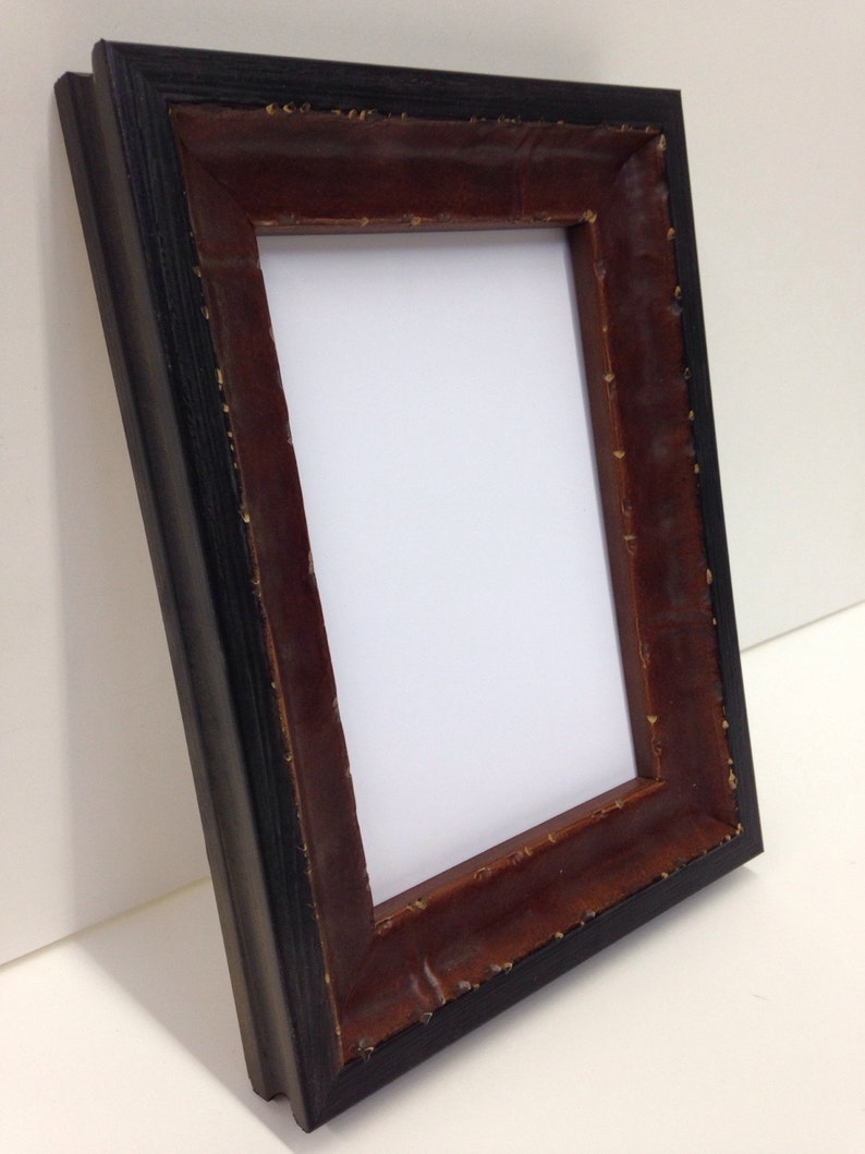 Distressed Wood Picture Frame Mahogany Color 3x5 4x6 5x7 Etsy
