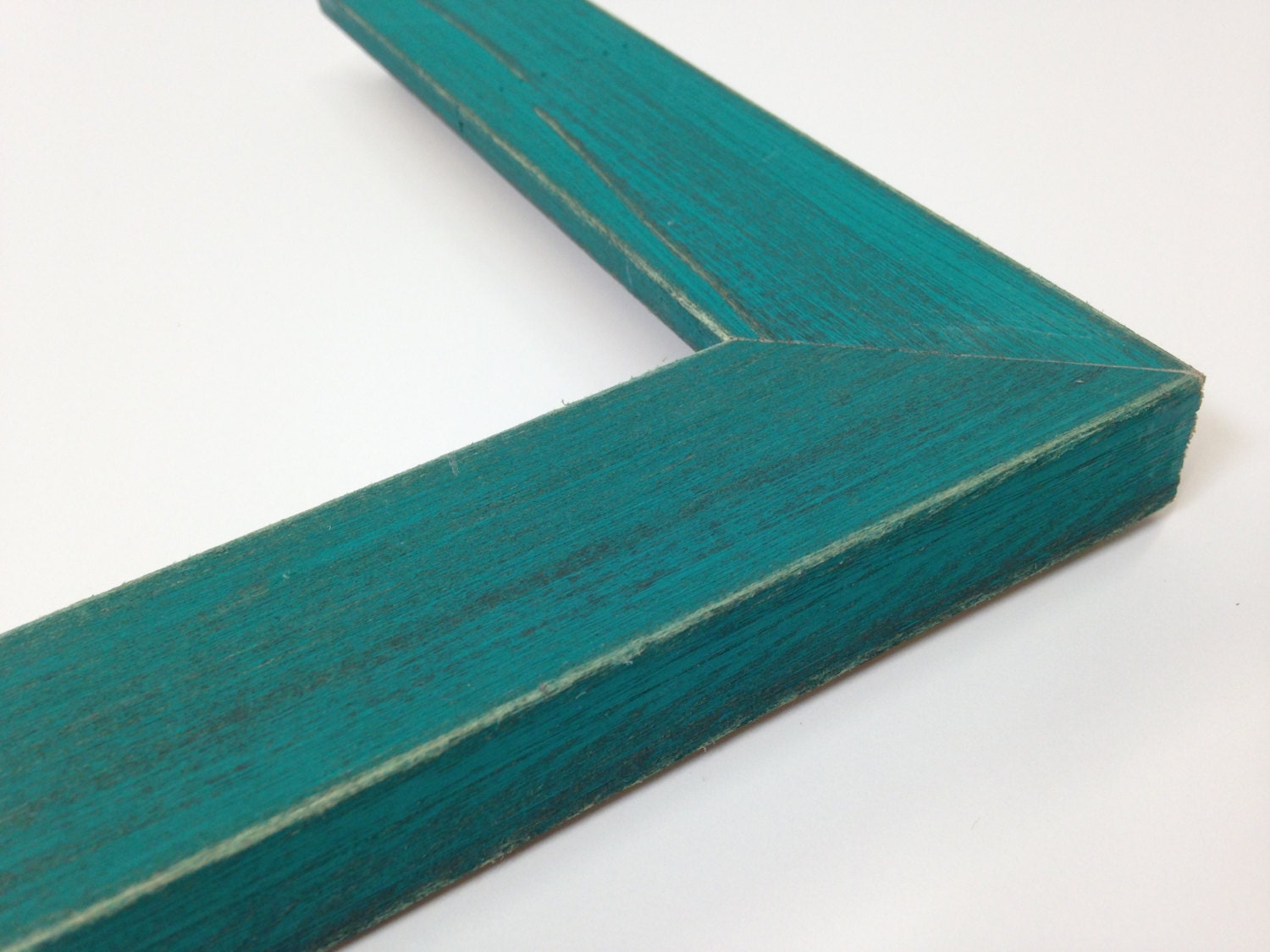 TURQUOISE / TEAL Rustic Wood Picture Frame Reclaimed Etsy