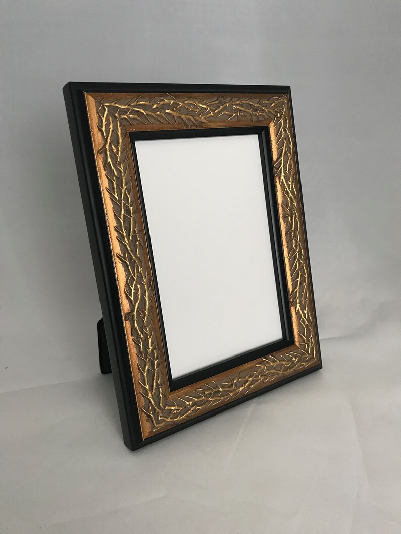 Gold Thorn Picture Frame With Velvet Easel Backing 4x6 5x7 Etsy