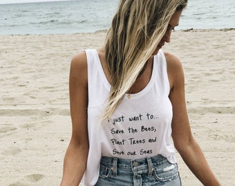 Save the Bees & Save our Seas Tank