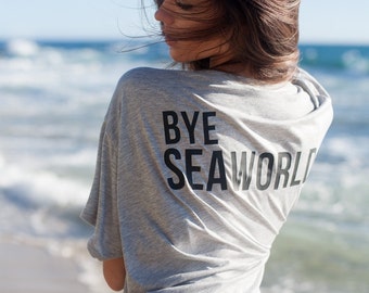 Bye Seaworld Crop Tee