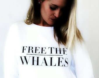 Free the Whales Women's Sweatshirt