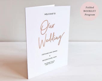 booklet program etsy