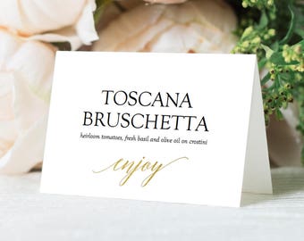 gold food labels etsy