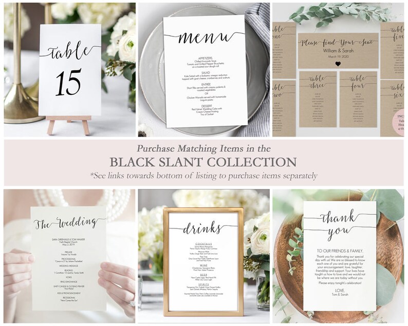 Printable Bar menu sign Editable PDF Cheers Wedding Menu framable Cocktails sign template Instant Download 8x10 Inches GD0709 image 6