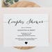 Couples Shower Invite DIY Printable Invitation Template - Etsy