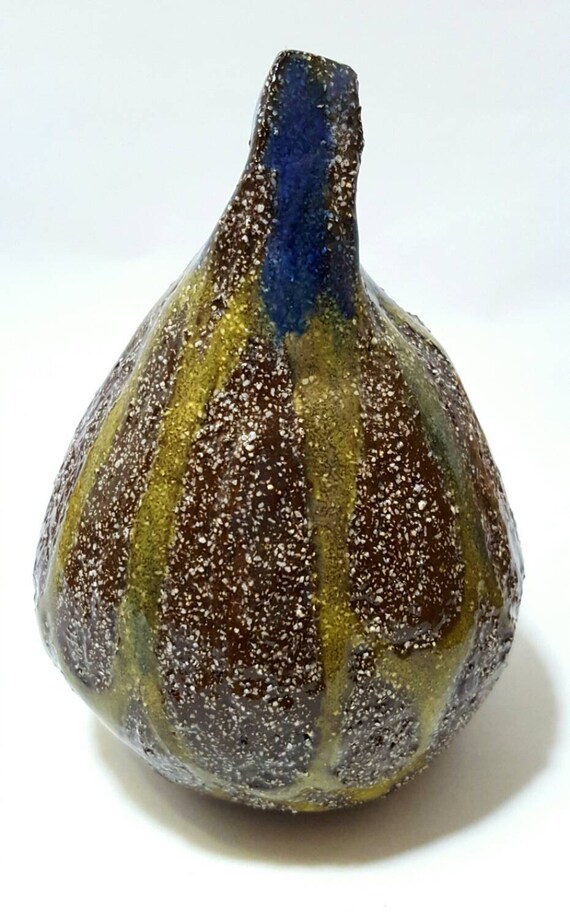 Items similar to Ceramic Paperweight, Clay Art Pod, Office Gift