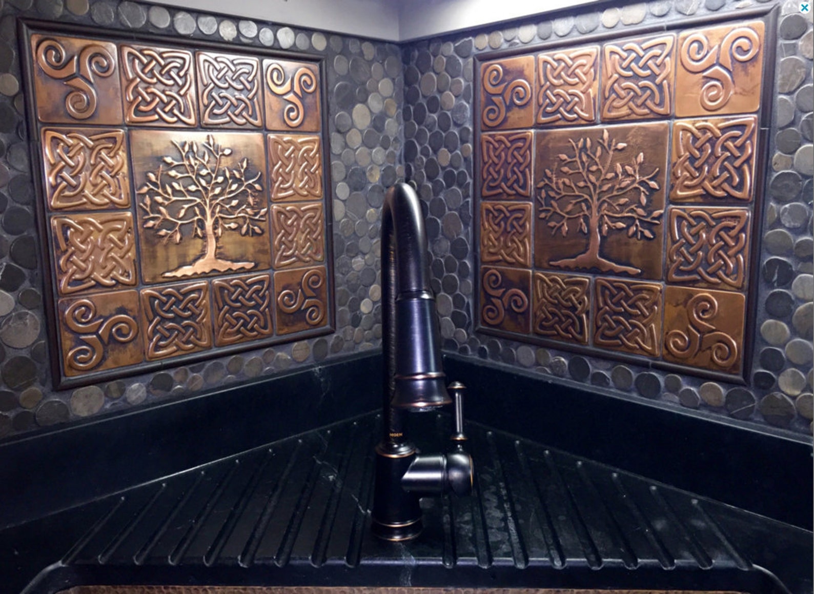 Tree of Life and Celtic Tiles, 13 Tiles Set - Etsy