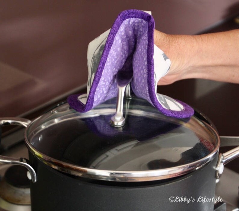 Typography Mini Potholder Mini Oven Mitt.