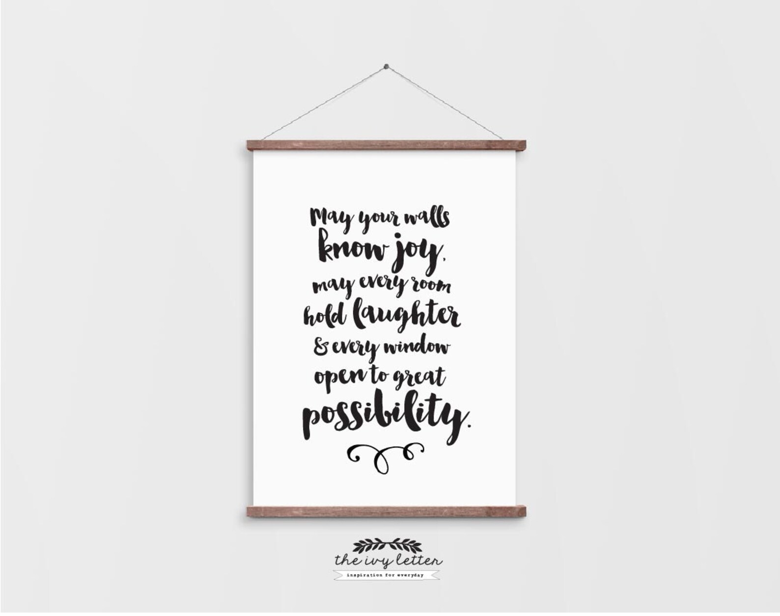 May Your Walls Know Joy Printable Wall Art Quotes Etsy