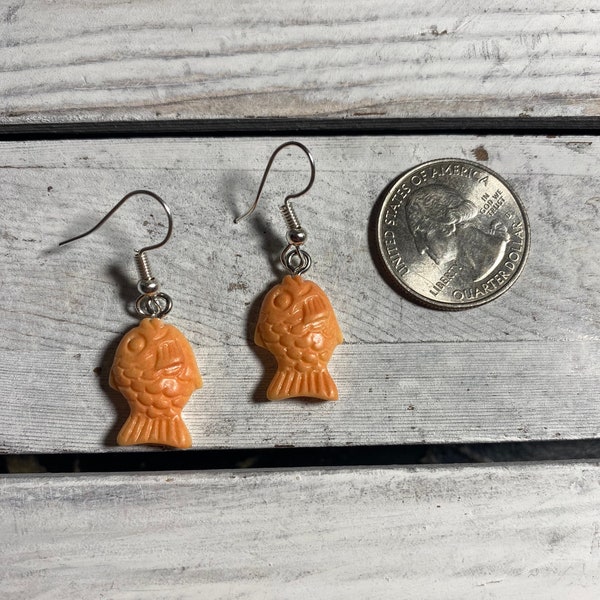 Little Fishy Dangle Hook Earrings - Quirky & Fun Fashion Jewelry