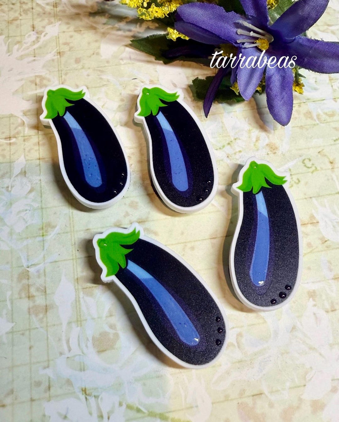 Mini Calamite Epossidiche Creative – Set Da 12 Pezzi, 12mm, Con Motivi Cuore Rosa E Verde Per Frigo E Note - 2