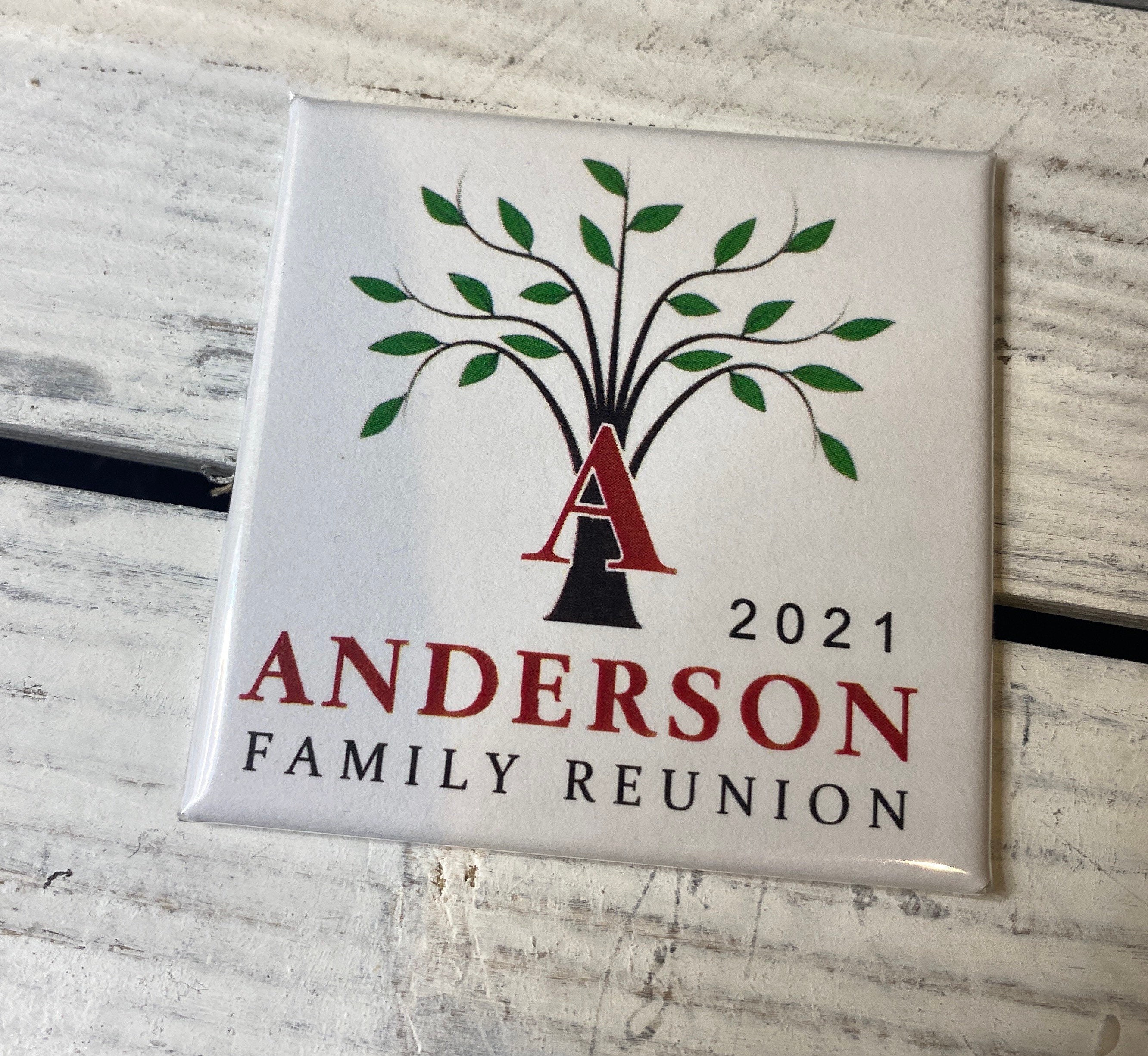 Personalized Family Reunion Fridge 2x2 Family Gifts Etsy