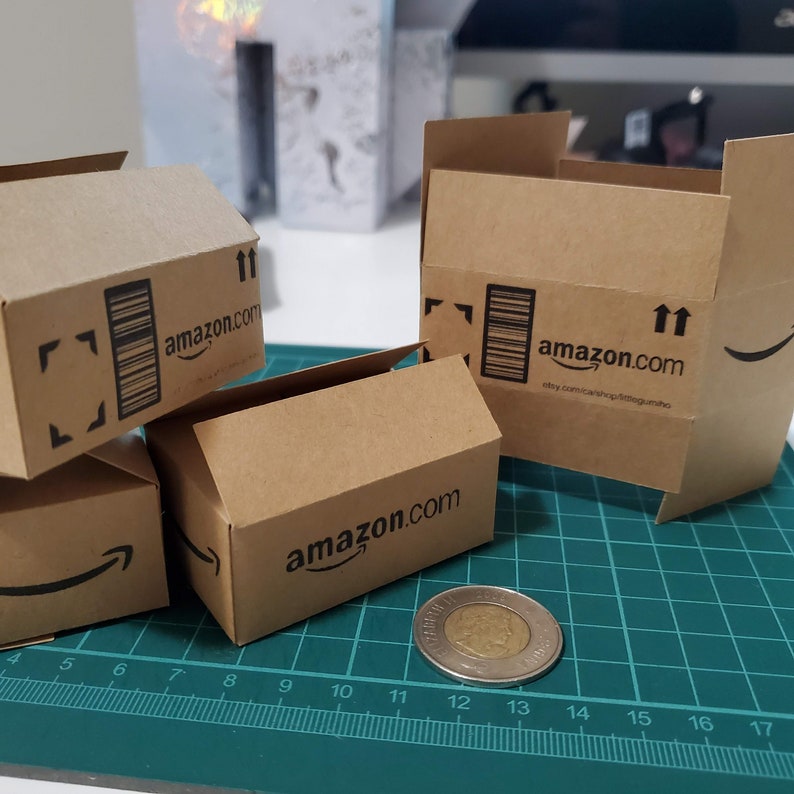 SVG File and PNG File Amazon Box Ornament for Cricut Cutting Machine Etsy