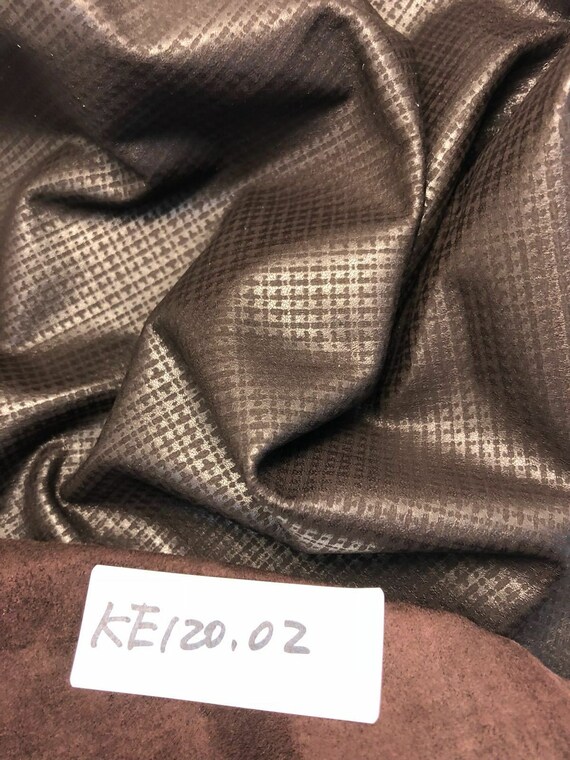Italian Sheepskin Leather Skin Hide Soft perfect Olive Pearlized 10 Sq.Ft 1.5 oz