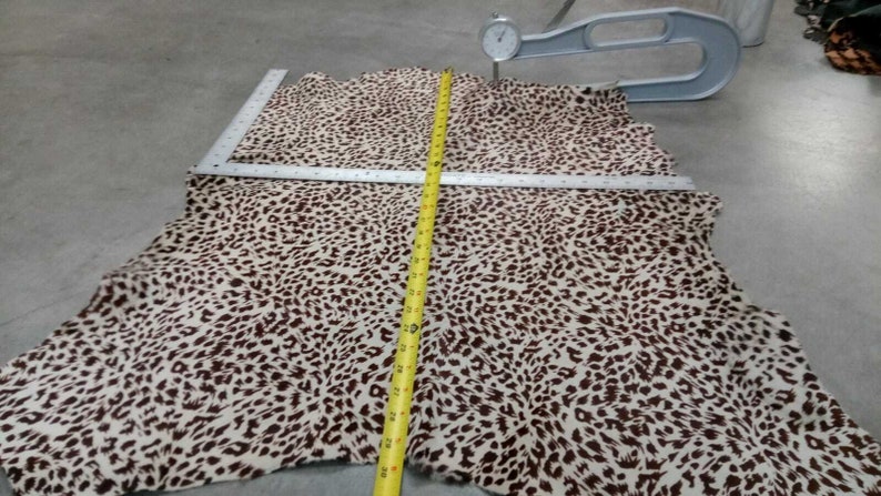 Hair on hide calf hair-on leather hide leopard cheetah animal print #ay0830-3