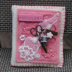 Custom Order Handmade Wool Needlebooks, Personalized