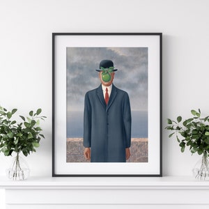 Son Of Man by Rene Magritte Art Print