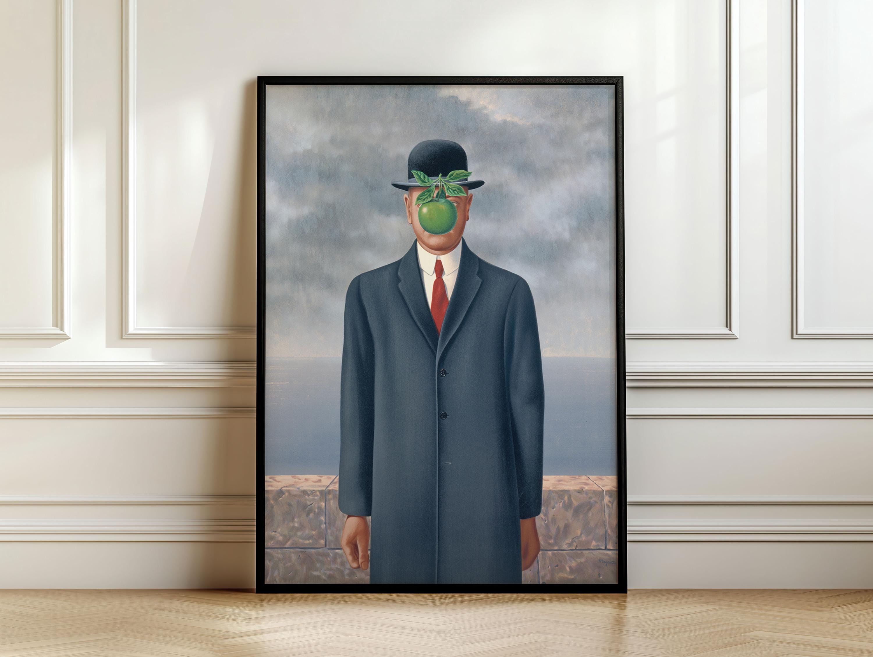 The Son of Man Art Print, Modern Art by Rene Magritte - Etsy