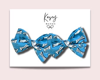 EAGLES Inspired HAIR BOW | Philadelphia Football | Hair Bows | Eagles Infant Headbands | Go Birds Inspired Toddler Bows