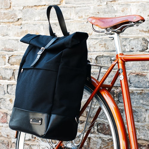 Roll Top Pannier Backpack / Backpack 
