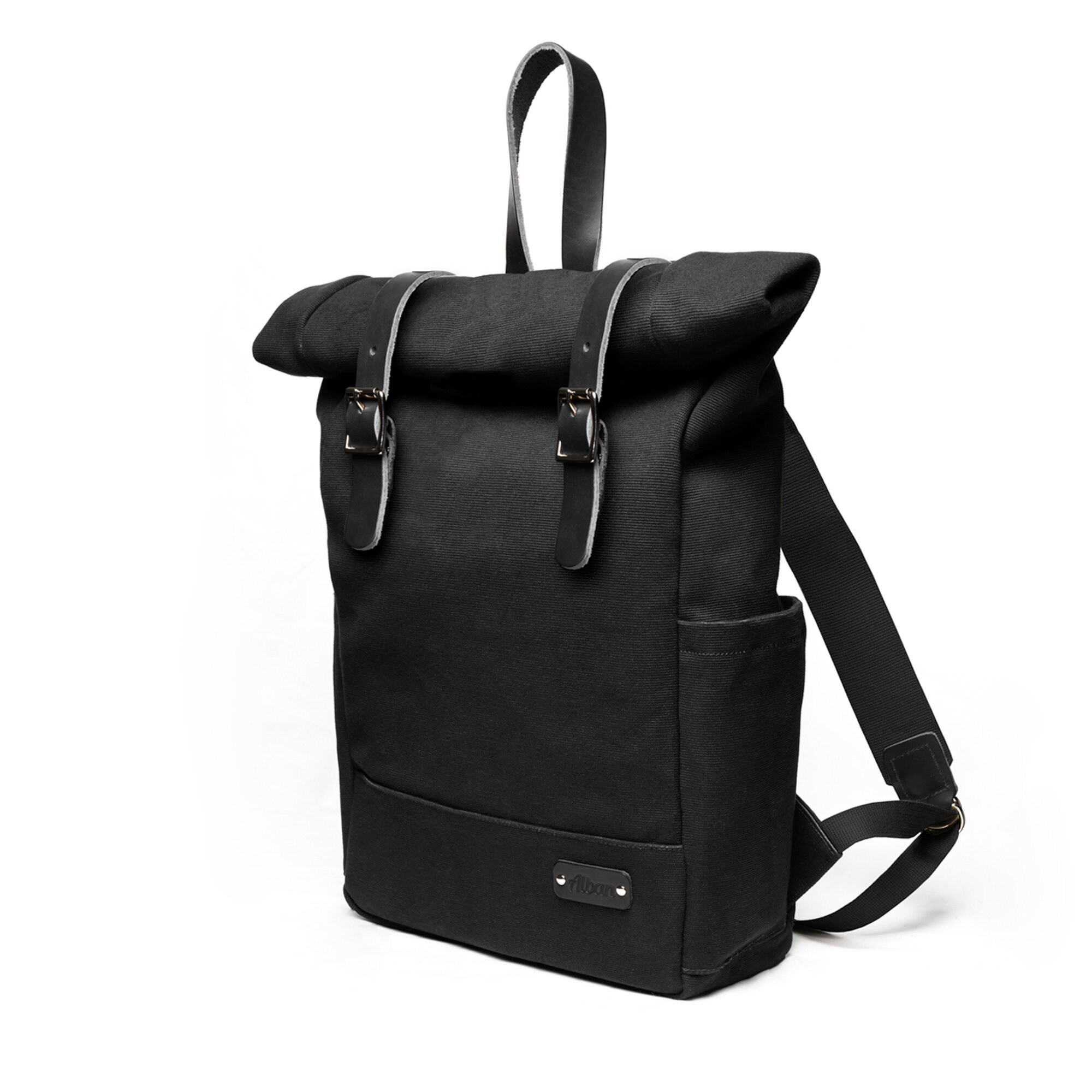 Backpack / Rucksack / Roll Top Backpack / Canvas Backpack / Etsy UK