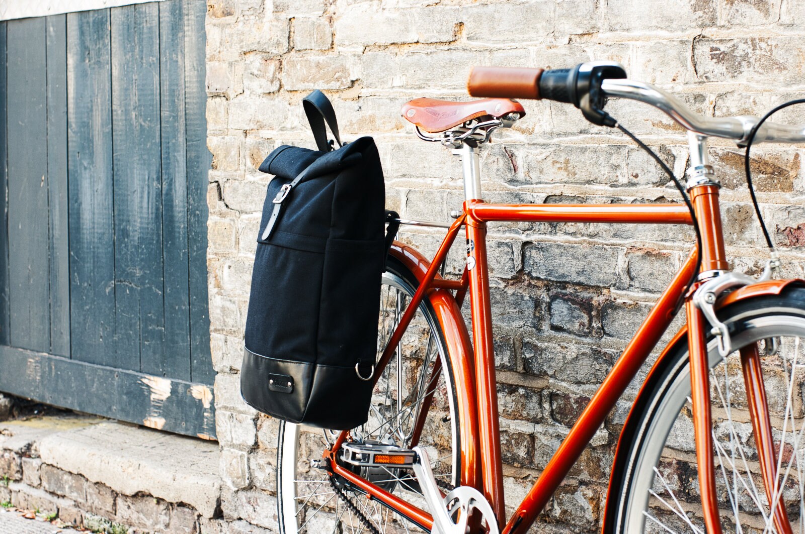 Roll Top Pannier Backpack / Backpack Pannier Bag / Bike Bag / Etsy