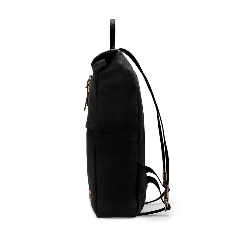 Roll Top Backpack / Canvas Backpack / Canvas Rucksack / Bike Etsy UK