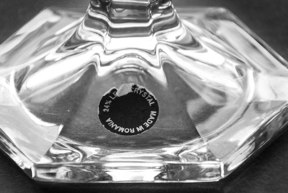 Candlestick Holders. Romanian 24 Lead Crystal. Etsy