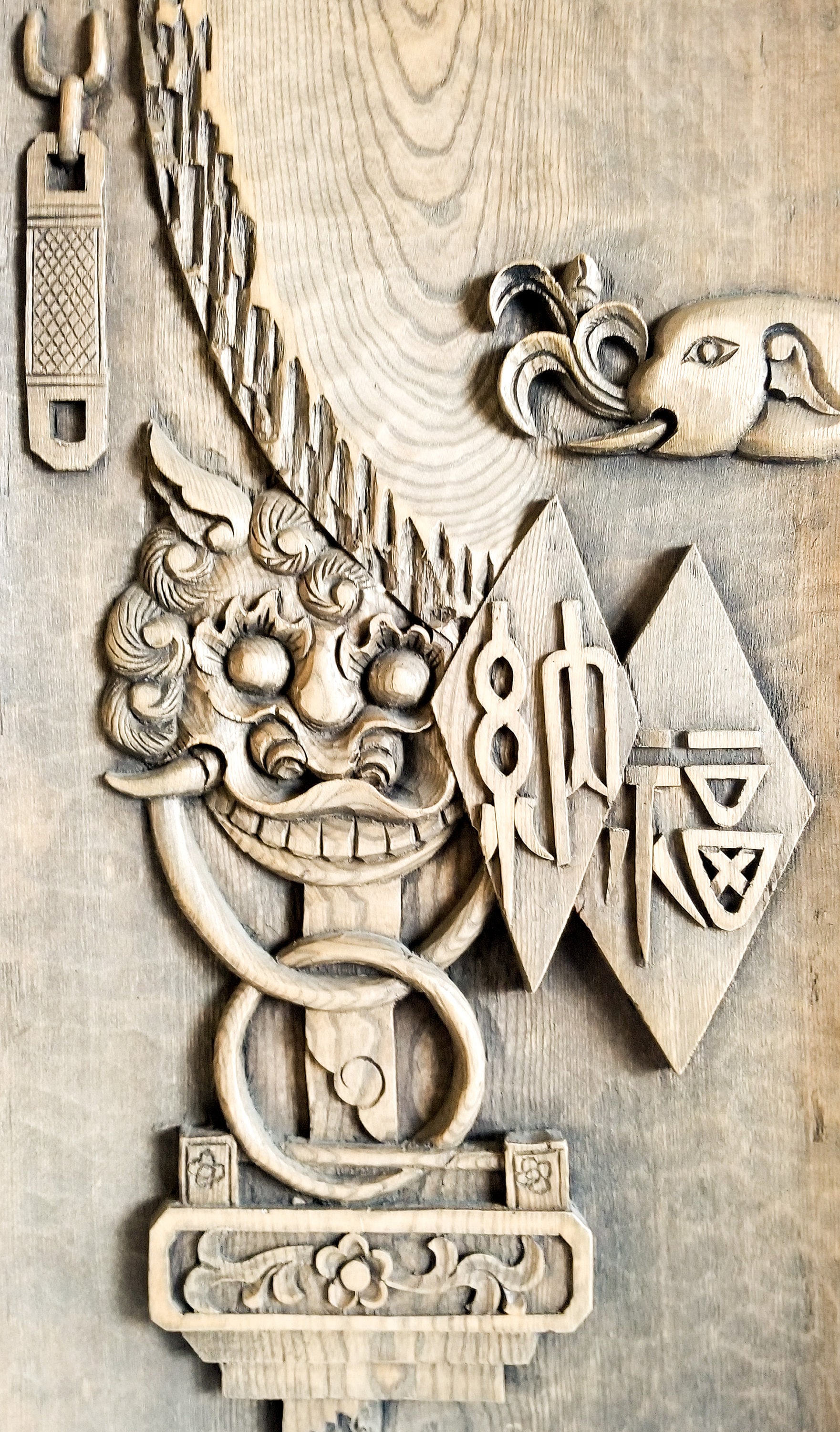 Wood Panel Art Carved Wood Chinese Art 11 X 15 Etsy