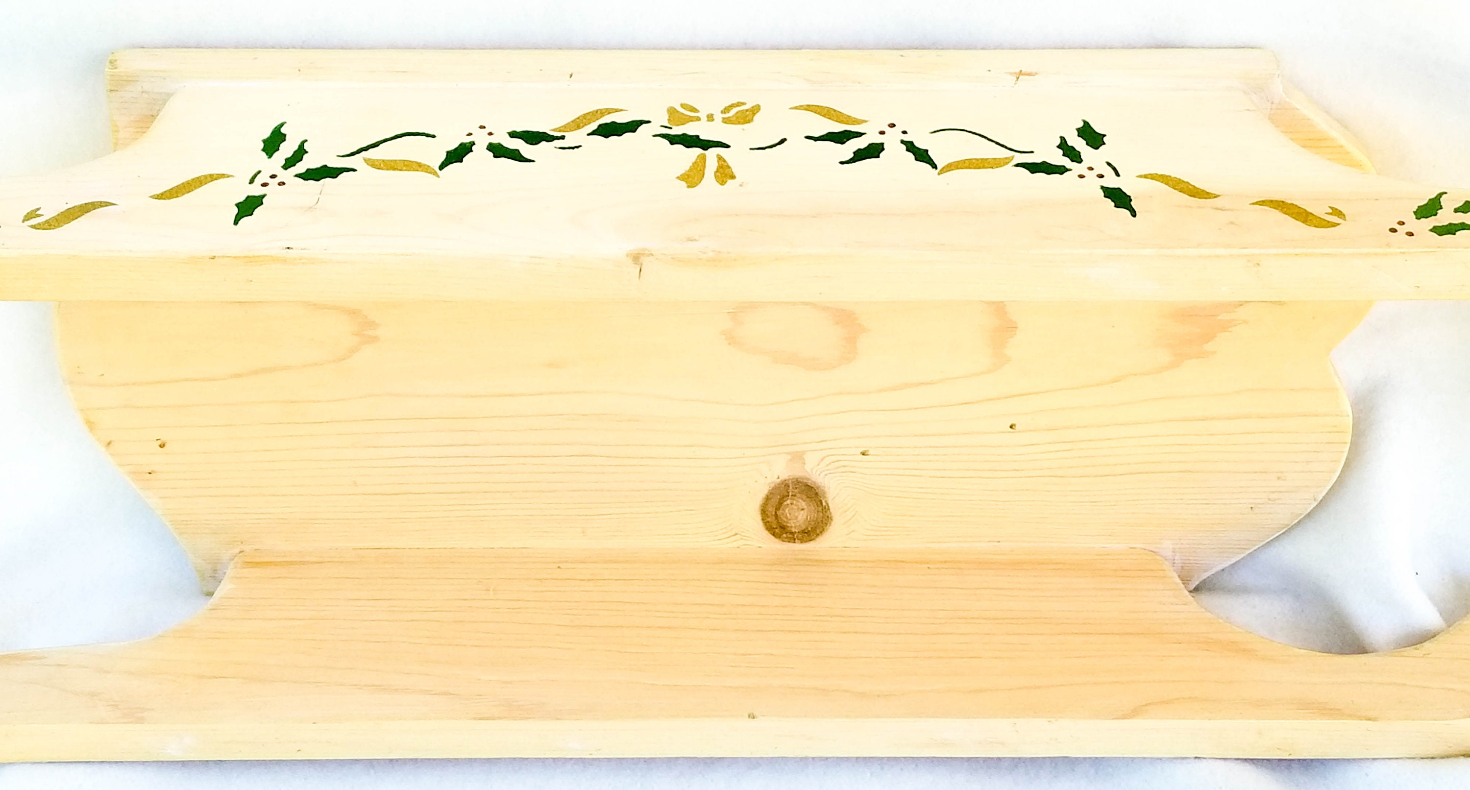 Spielzeug Schlitten Holz Deko Schlitten | Etsy