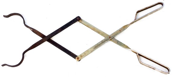 Fire Place Tongs Fire Pit Grill 27 Inch Tongs Wood Stove Etsy
