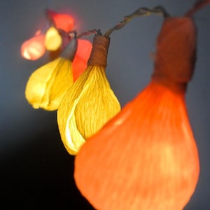 Lichterkette, Batterie Lichter, Blumengirlande, Hochzeitsdeko, Lichterkette, Lichterkette, Hochzeitslichter, Lichterkette, Hauslichter, handgemachtes Dekor