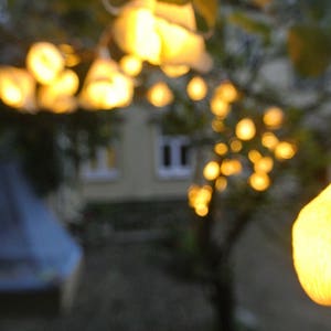 Lights garland, String lights, Fairy lights, Wedding lights, Home lights, Garden lights, Battery lights, Rustic wedding decor. image 2