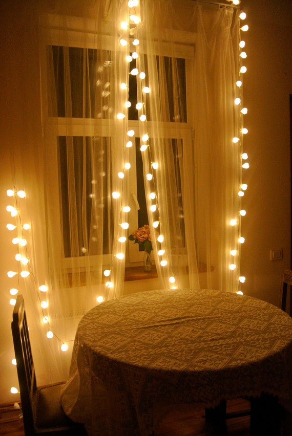 10m 100 LED Bulbs Wedding Lights Garland, String Lights, 100 LED Bulbs,  Home Lights, Bathroom Lights, String Lights, Fairy Lights 