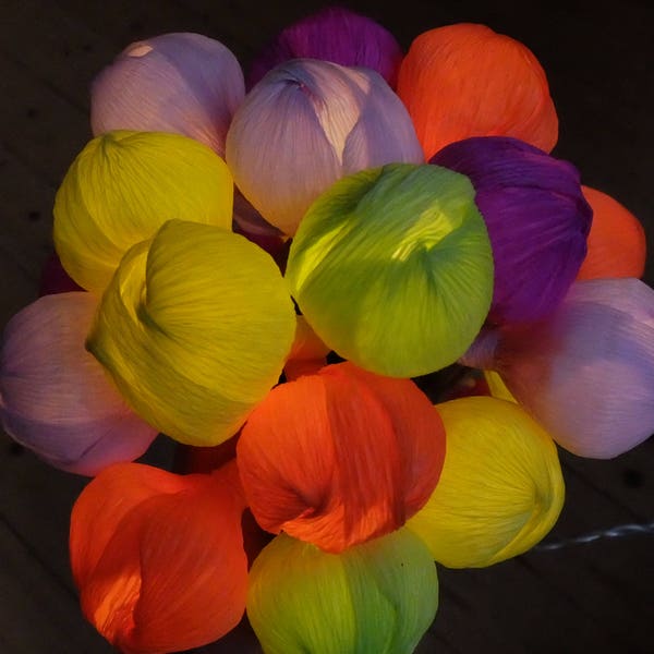 Colorful String lights, Flower Lights, Flower light garland, Wedding lights, Fairy lights, Bedroom lights, Magnolia decor, Flower decor.