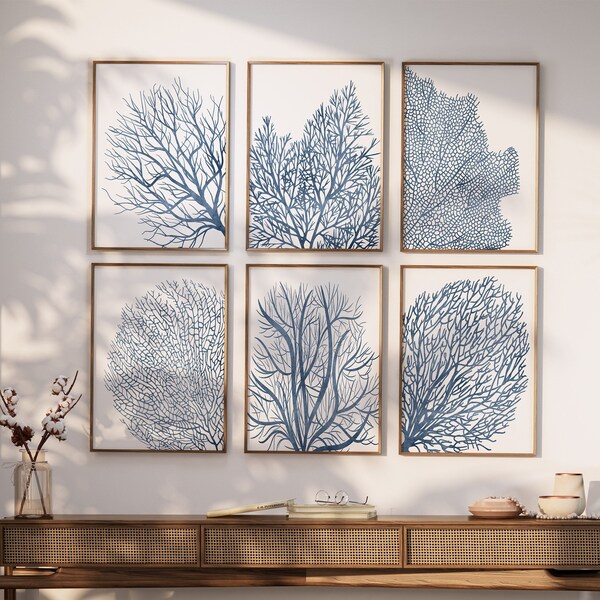 Blue Green Coral - Etsy