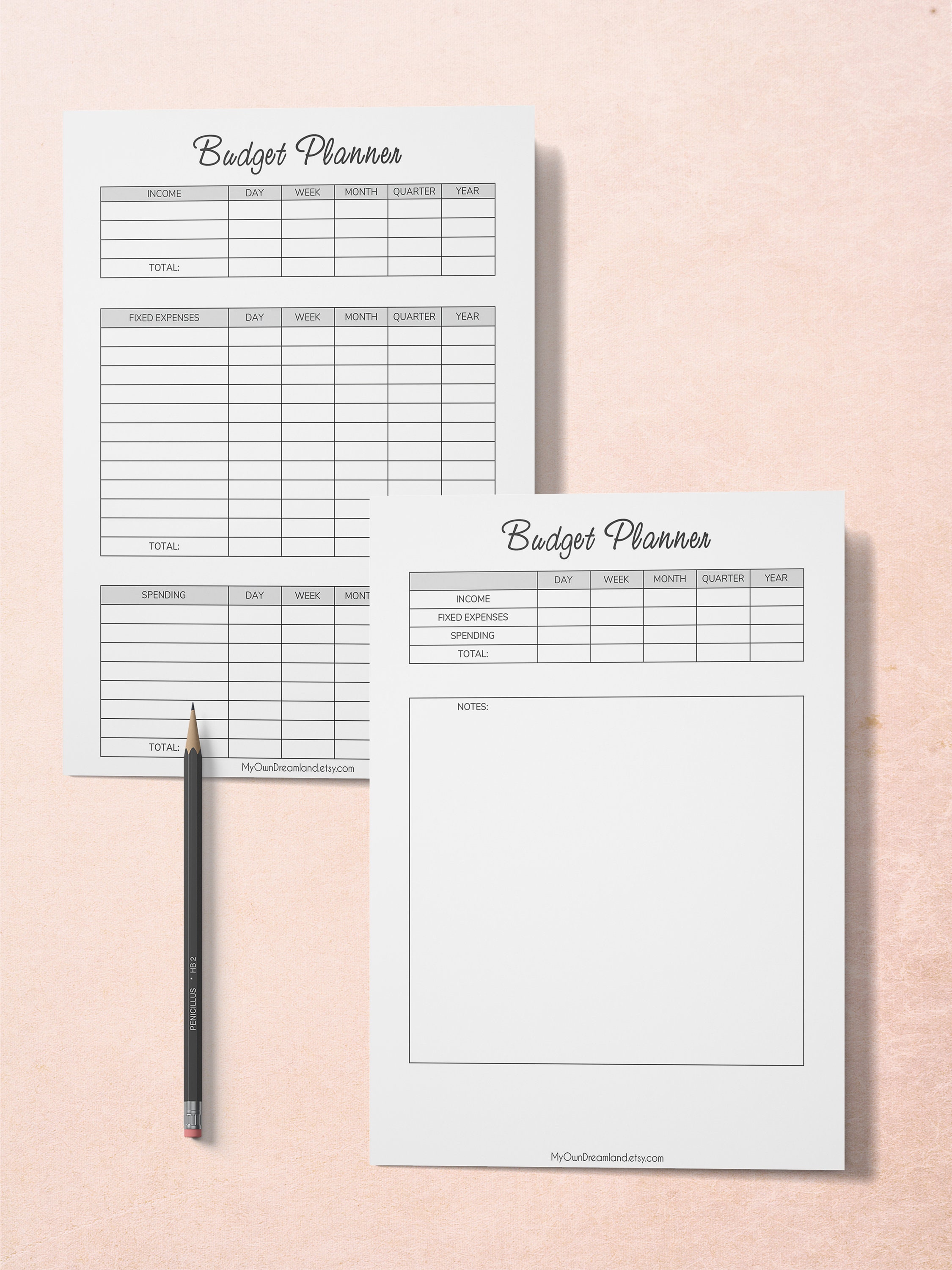 Finance Planner Printable Template Monthly Printable Budget - Etsy