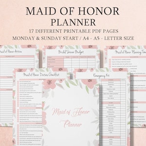 Trauzeugin Planer, Bachelorette Checkliste, Trauzeugin Geschenk, Trauzeugin Aufgaben Checkliste, Bachelorette Party Planung