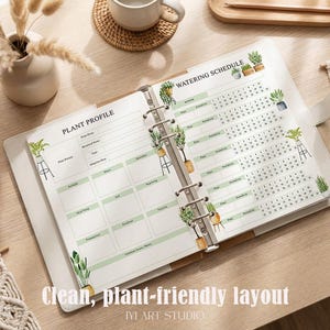 Plant Care Journal: Flower Watering Schedule & Tracker, Gardening Planner image 6