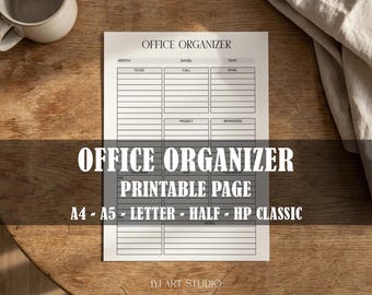 Täglicher Produktionsplaner: Office Aufgabenplaner (Digitaler Download)