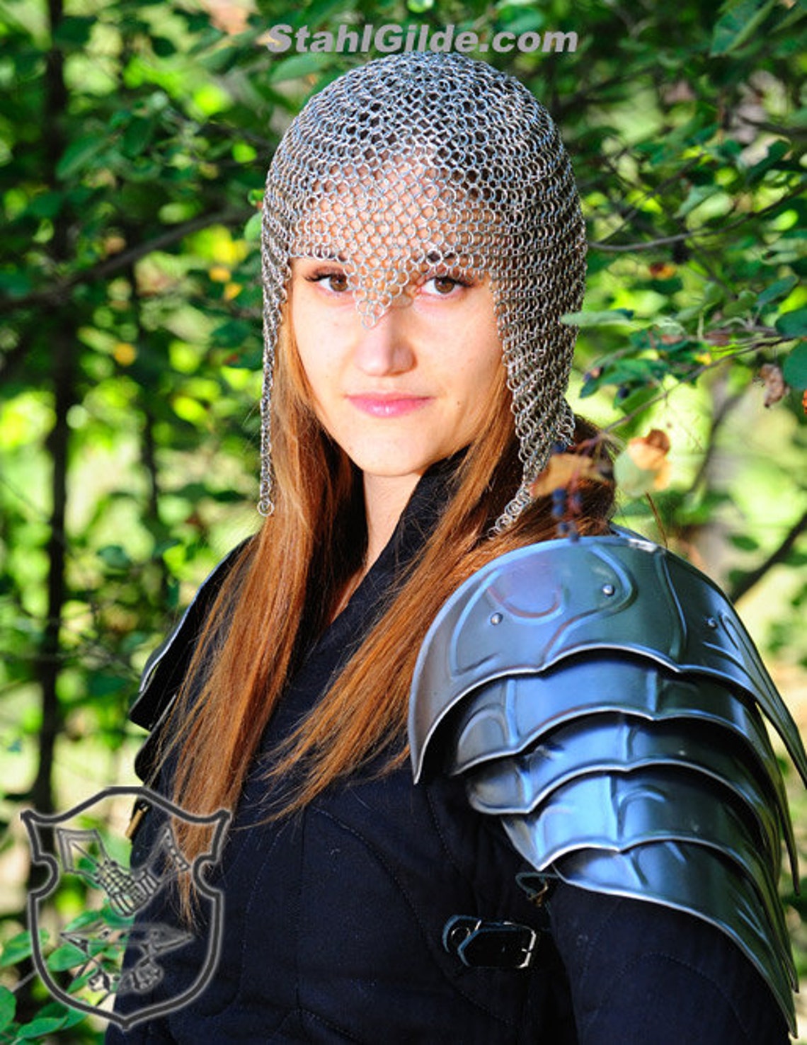 Larp Female Armor Fantasy Costume for Women Steel Set Etsy