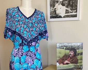 Vintage Women’s Large boho floral dress